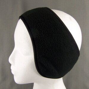 Soft Black Fleece Earmuffs